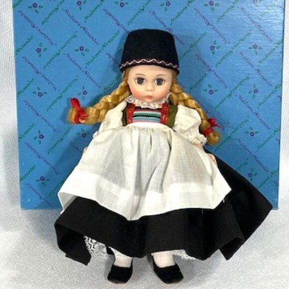 Madame Alexander restrung 8" Switzerland doll. - Picture 1 of 8